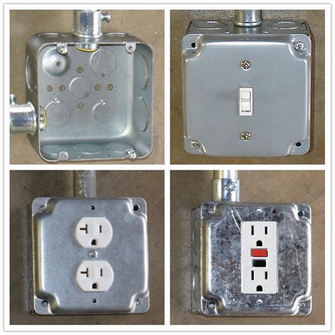 electrical junction box c|exposed electrical outlet box.